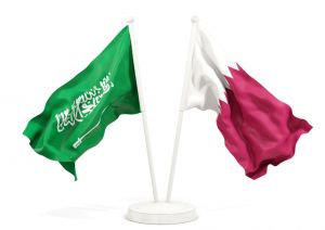 Флаги Бахрейна и Саудовской Аравии