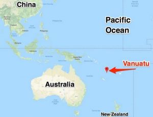 Вануату на карте